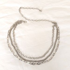 Chico's Accessories - CHICO'S Multi-strand Chain Belt Silver Chico's Accessories - CHICO'S Multi-strand Chain Belt Silver